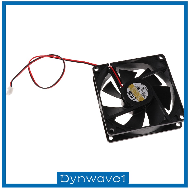 [DYNWAVE1] Cooler PC Case Fan 8cm 2Pin Cooling Cooler Ultra Quiet Bearing High Speed