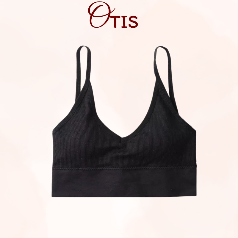 Áo lót ngực cotton co dãn 4 chiều đệm mỏng hở lưng sexy cho nữ OTIS - 367