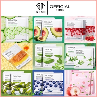 Mặt Nạ Trắng Da 💞𝑭𝒓𝒆𝒆𝒔𝒉𝒊𝒑💖 Mặt Nạ Trái Cây BioAQUA - Mask Cho Da Mụn Dưỡng Ẩm Trắng Hồng Tự nhiên