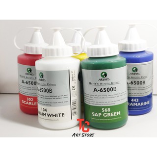 Màu acrylic MARIES bình bóp 500ml