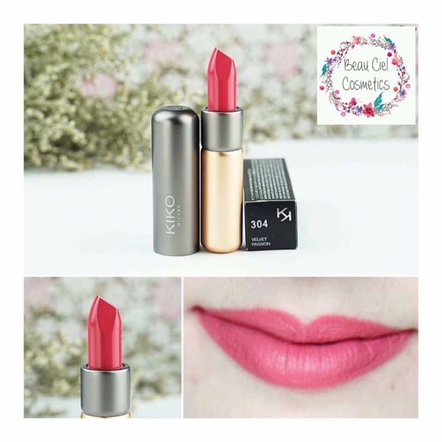 💄Son Kiko Velvet Passion Matte 304 Warm Pink 💄