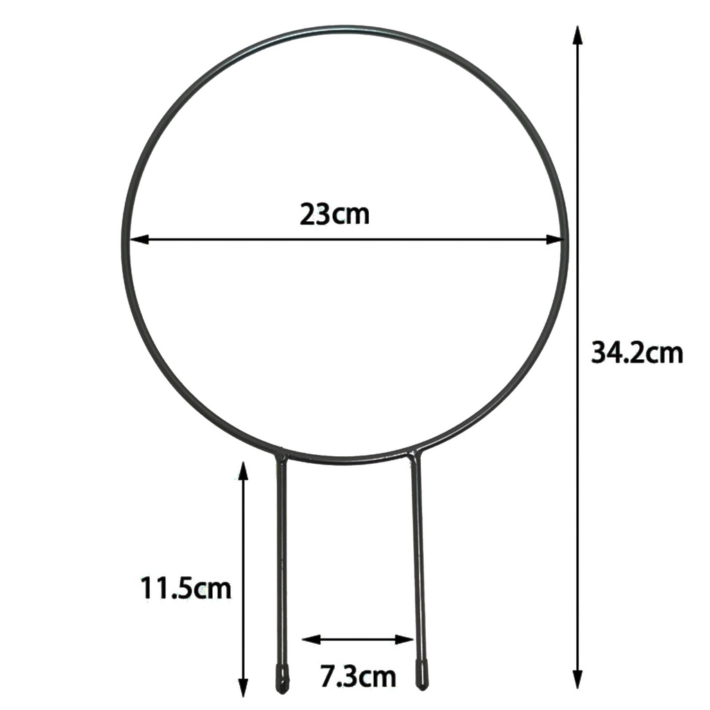 Khung Hỗ Trợ Trồng Cây Hình Tròn Bằng Sắt Chắc Chắn Dùng Trong Nhà / Ngoài Trời
