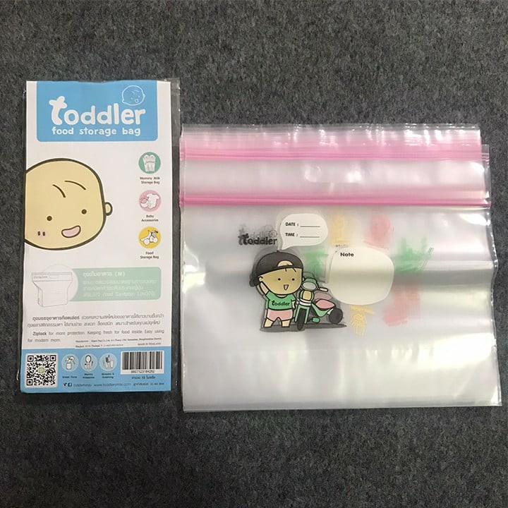 Ziplock Toddler Đa năng. (đựng thực phẩm, túi sữa, quần áo, vật dụng cá nhân)