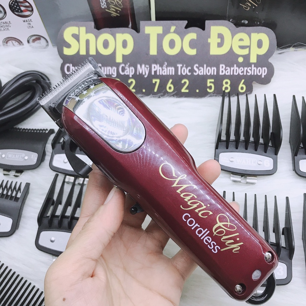 Tông đơ cao cấp WAHL MAGIC CLIP Full 8 cữ + lược hàng nội địa TQ