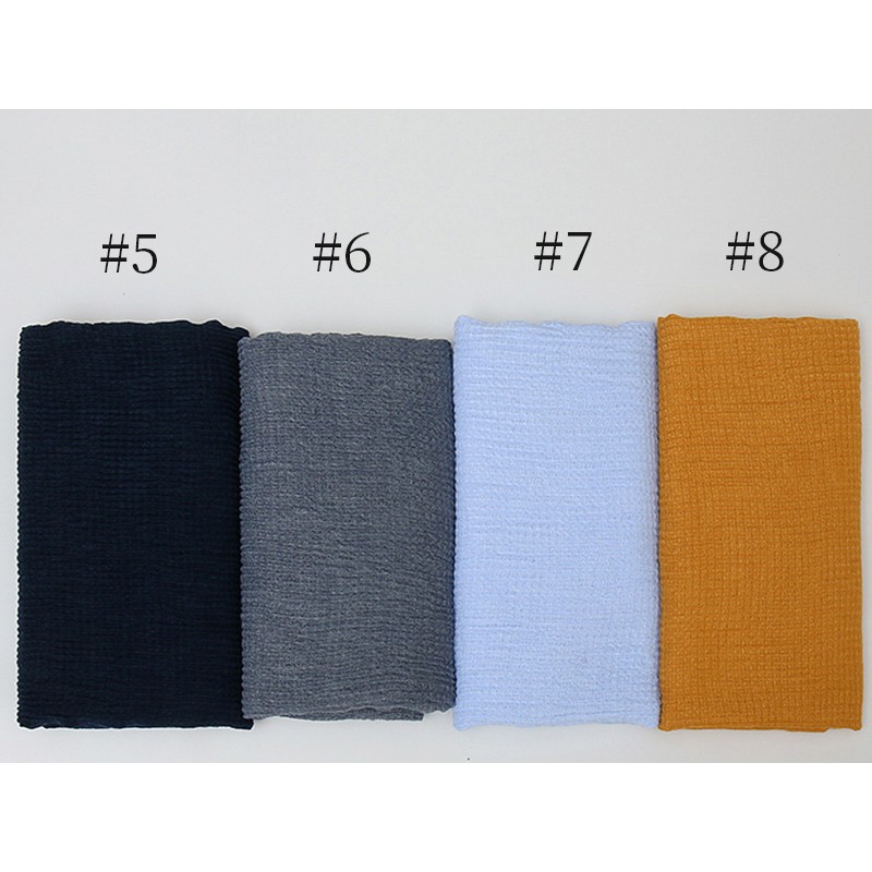 Khăn Choàng Cotton Trơn Thời Trang Cho Nữ