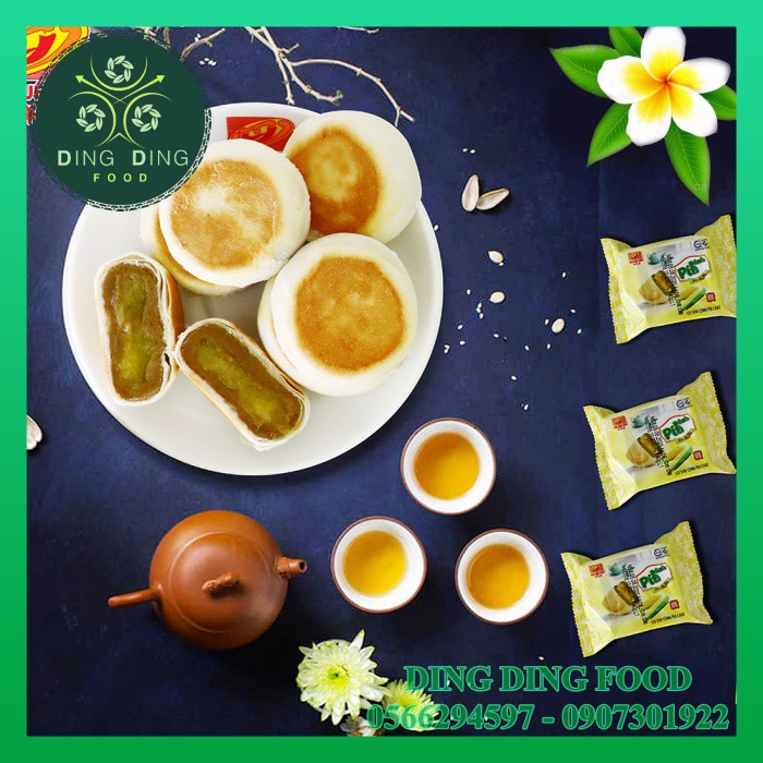 Bánh Pía Mini Chay Kim Sa Bắp 480g [12 BÁNH] Tân Huê Viên| Pía Kim Sa Chay| Pía Chay Mini| Sóc Trăng - DING DING FOOD