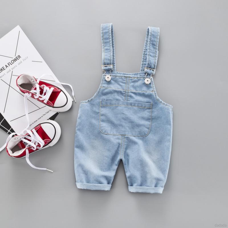 Quần Yếm Jeans Thời Trang Đáng Yêu Cho Bé