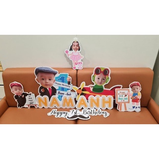 Hình chibi và tên để bàn trang trí sinh nhật cho bé ( hơn 80 mẫu )