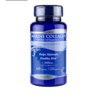Viên uống Marine Collagen giúp căng bóng da, mờ nám, giảm thâm mụn, chống lão hóa của Holland and Barrett 60v;120v