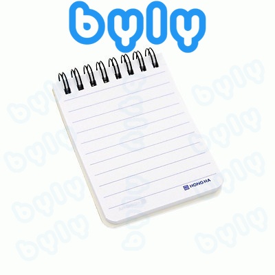 Notebook - Sổ lò xo 200 trang khổ a7 Hồng Hà 4141 - ByLy Store