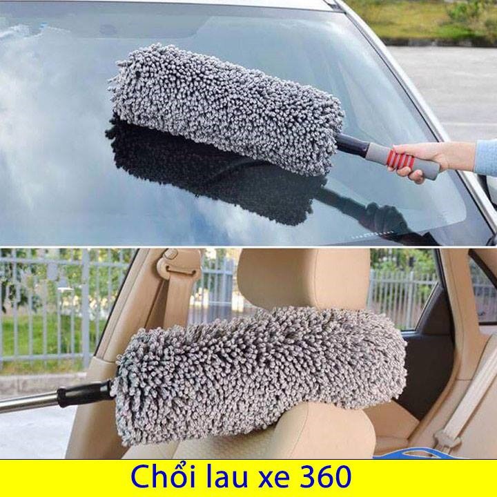 Chổi Lau Bụi Xe Ô Tô Hàng Loại I Sợi Dầu Chuyên Dụng Sợi Siêu Mịn Microfiber - Chổi Lau Bụi Cho Văn Phòng, Gia Đình