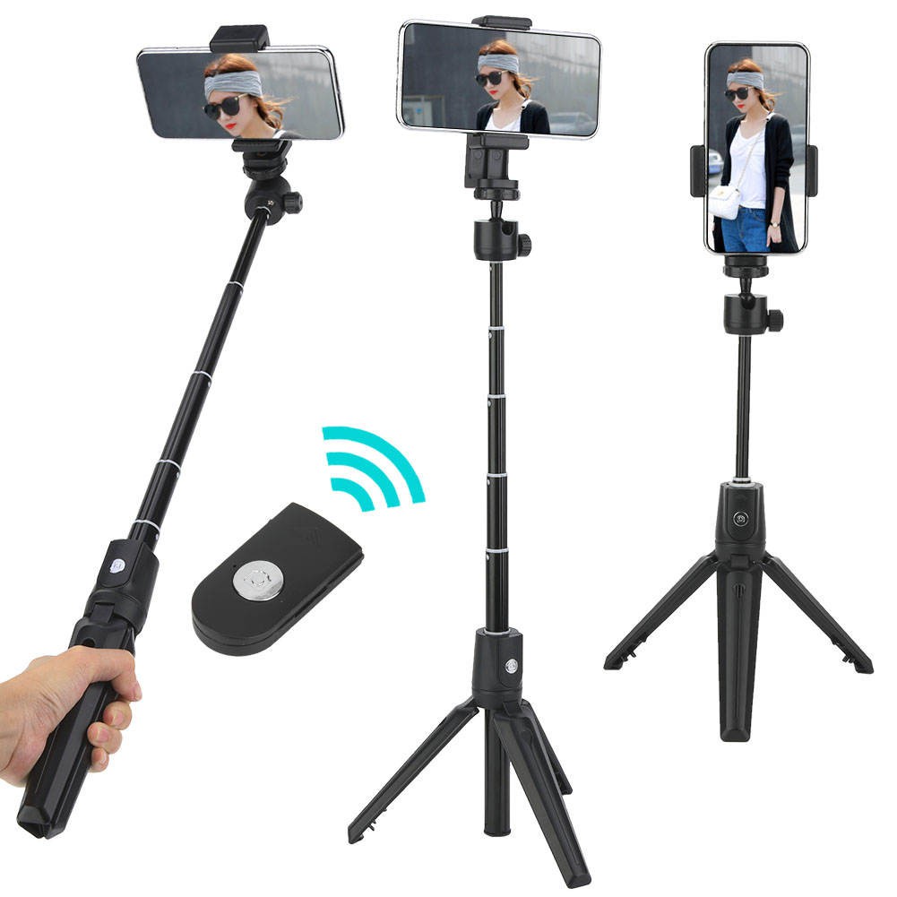 Gậy Selfie 2 Trong 1 Có Điều Khiển Từ Xa Xoay 360 Độ Cho Điện Thoại | BigBuy360 - bigbuy360.vn