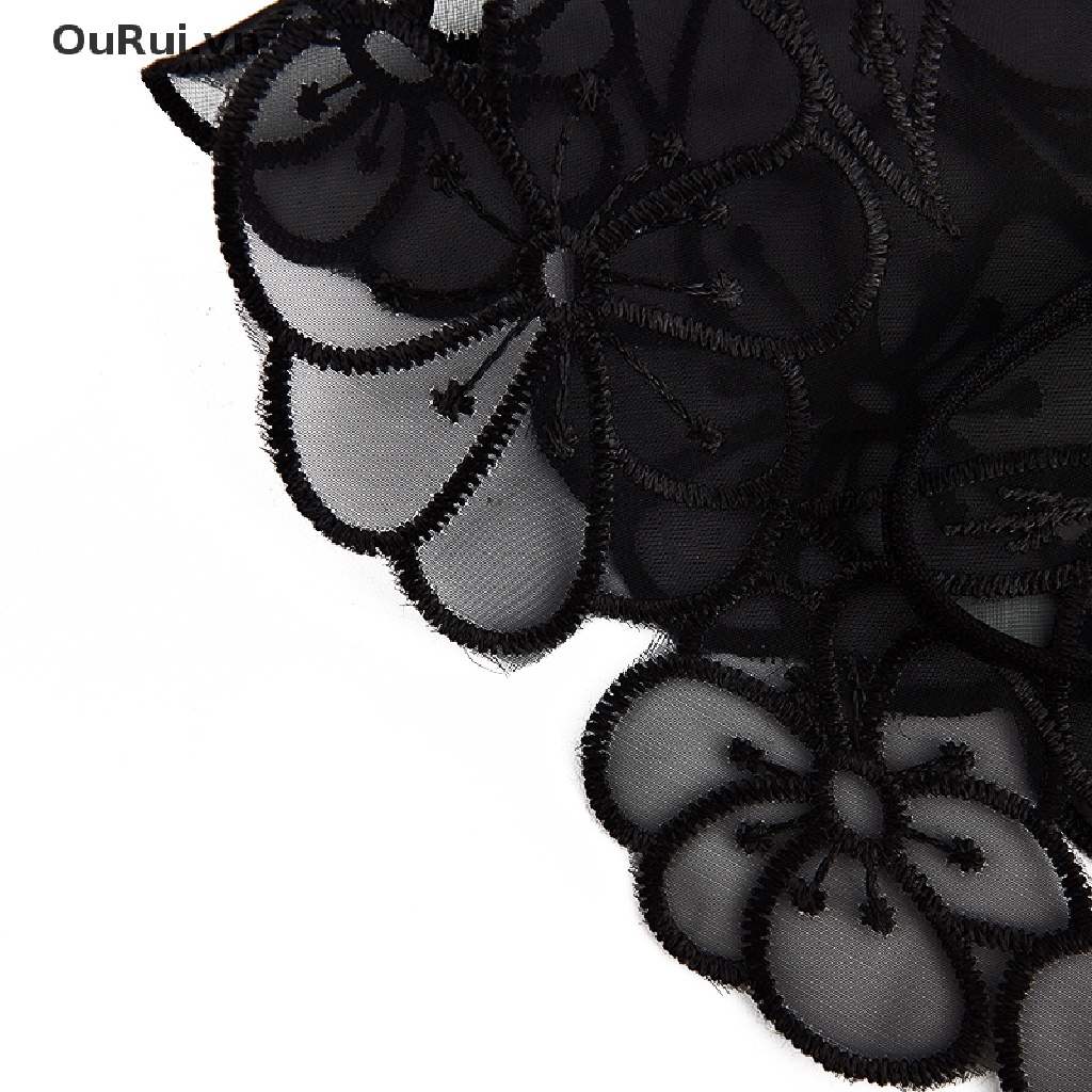 {RUI} Cổ Áo Búp Bê Phối Ren Giả Vai Có Thể Tháo Rời {OuRui.vn}