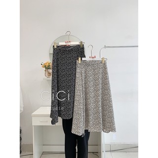 Chân váy midi hoa dài CICISTUDIO