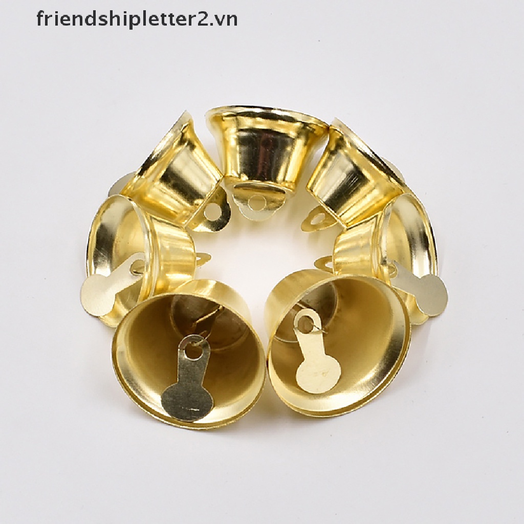 Chuông Giáng Sinh mini Mạ Vàng 2vn 10-50mm