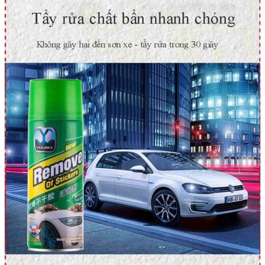 Chai xịt tẩy rửa keo ô tô – Remove of Sticker