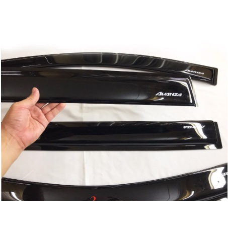 Vè Che Mưa Xe Toyota Avanza 2022 Nhựa đen cao cấp