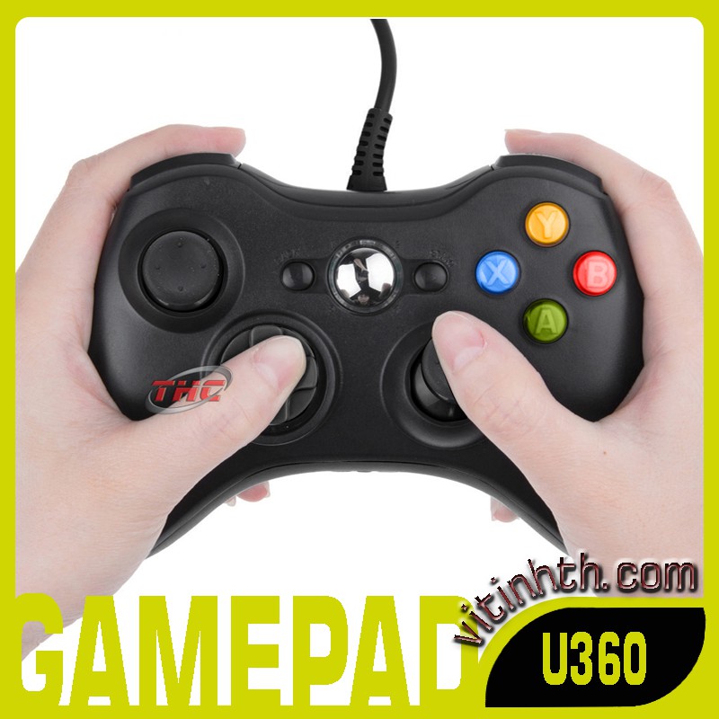 Tay cầm chơi game U360 / 890S - Gamepad PC / Laptop - THComputer Q11 (Giao màu ngẫu nhiên ❤)