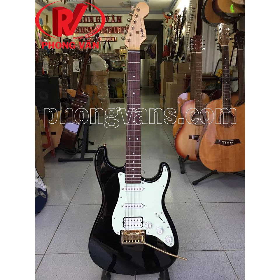 Đàn guitar điện solo Fender màu đen