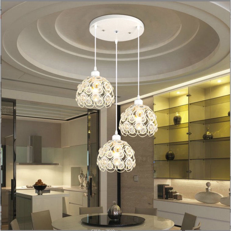 Đèn Thả Pha Lê KZ Sang Trọng Hiện Đại Trang Trí Phòng Ngủ, Phòng Bếp, Phòng Khách SHOWROOM Cực chất