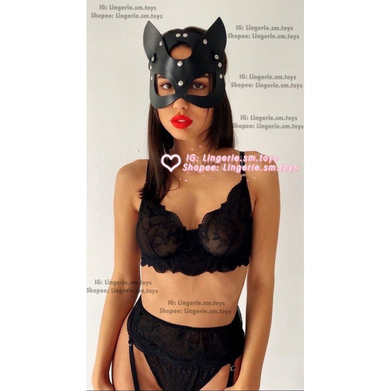 Mặt Nạ Mèo Đen Bí Ẩn - Hoá Trang Gợi Cảm halloween - Cosplay Mèo | BigBuy360 - bigbuy360.vn