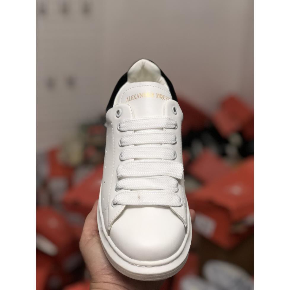 Giày Sneaker Mcq𝐒𝐢ê𝐮 𝐑ẻ Trắng, Giày MC Queen Tăng Chiều Cao 5cm Đủ Size Nam Nữ