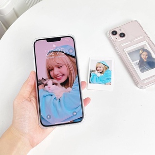 Ốp lưng có Ngăn Ví đựng thẻ, ảnh màu trong suốt chống sốc dành cho Ip6/7/8/6p/7p/8p/x/xsmax/11/11promax/12/12pm/13/13pm