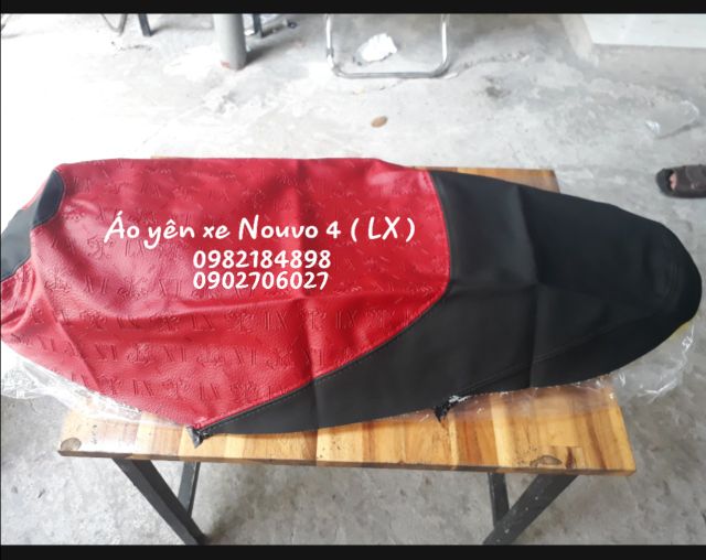 Áo yên xe Nouvo 4  tặng kèm bọc chân chống xe