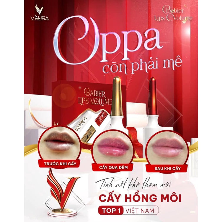 Tinh chất cấy hồng môi Babier Lips Volume Extra X9 V’aura