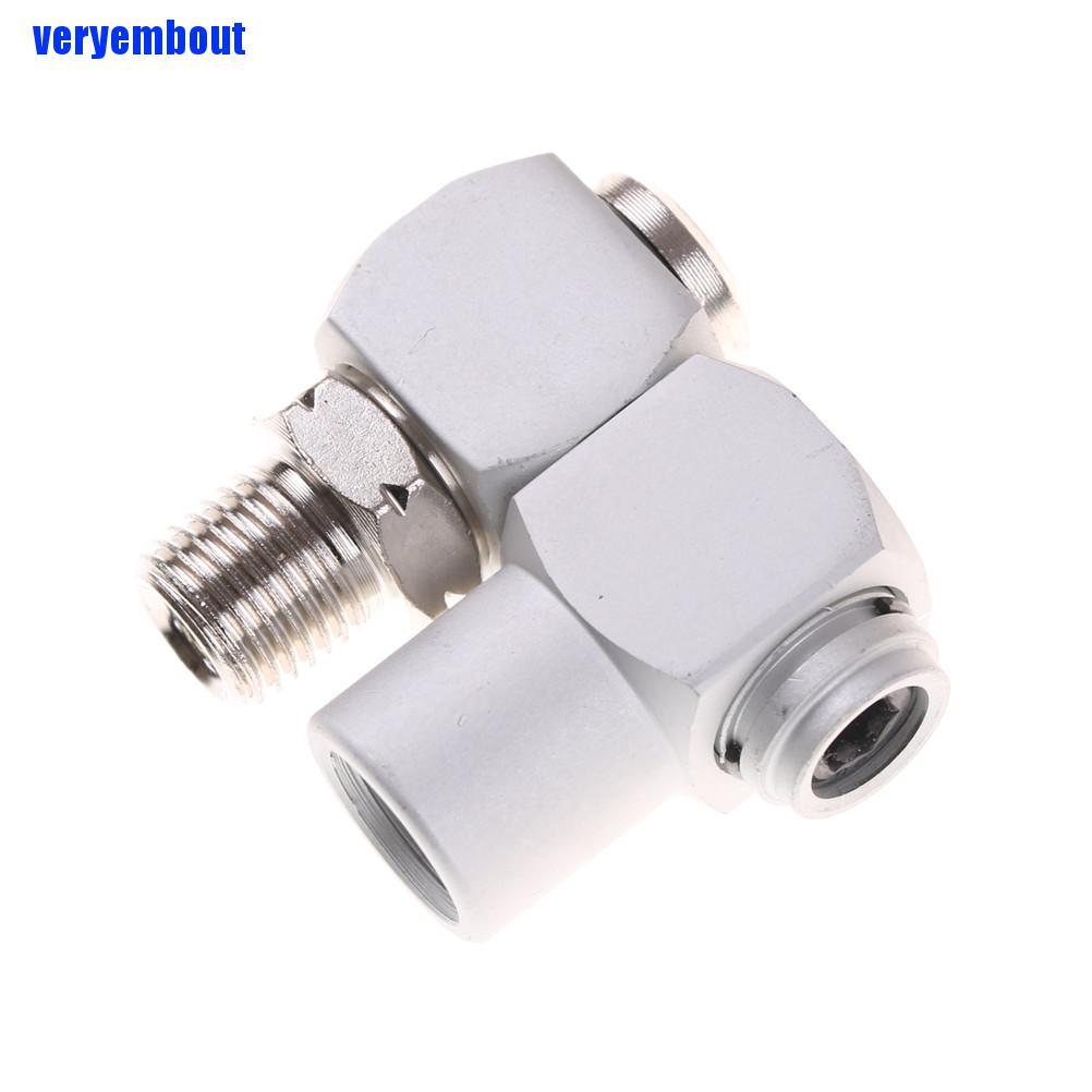 Khớp Nối Ống Khí Nén 1 / 4 BSP Xoay 360 Độ