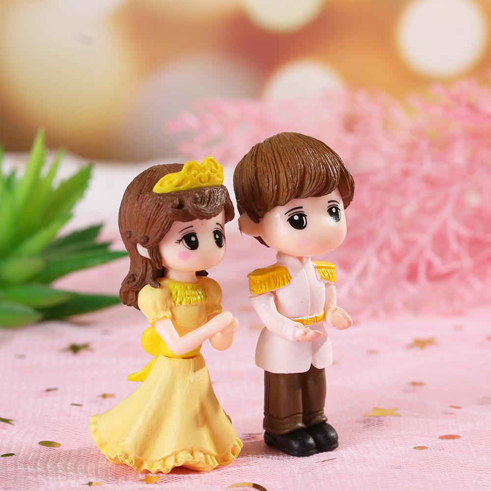 Eutus 1 Cặp Tượng Cặp Đôi Trang Trí Cho Cây Bonsai Tiểu Cảnh Thu Nhỏ