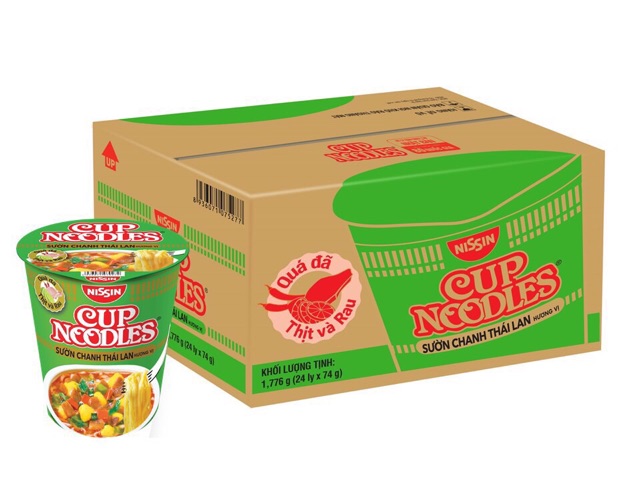 Mì cốc Nissin JAPAN 4 vị đặc biệt 74g