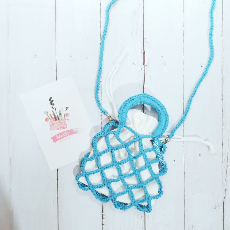 Túi Lưới Hot Trend Net Bag bằng len sợi handmade