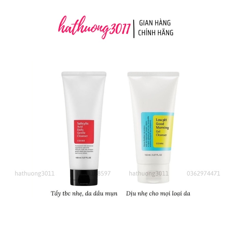 Sữa Rửa Mặt Cosrx Low PH Good Morning Gel Cleanser