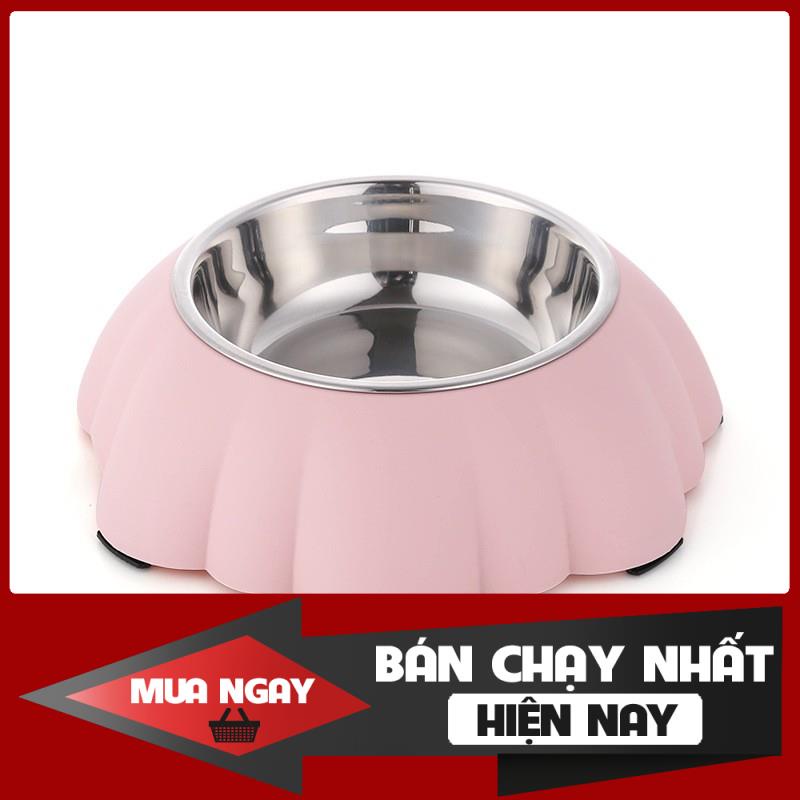 [❌GIÁ SỈ❌] Bát Ăn Dành Cho Chó Mèo Hình Hoa – Mã BABS87 0 ❤️