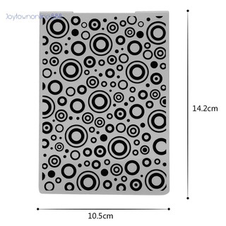Joe✰ 1pc Jingling Bell Plastic Embossing Folder Template For Scrapbooking DIY