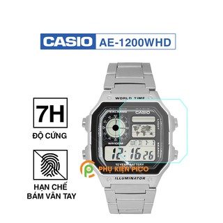 Cường lực đồng hồ Casio AE-1200WHD độ cứng 7H chống trầy xước – Dán màn hình Casio AE-1200WHD