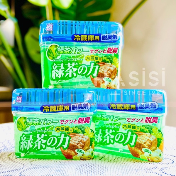 Hộp Khử Mùi Tủ Lạnh Hương Trà Xanh KOKUBO - Power Of Green Tea 150g