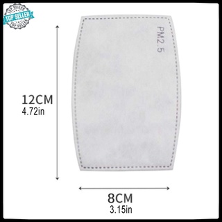 [hàng mới về] PM2.5 Filter Anti-smog Mask Gasket Dustproof Activated Carbon Filter Element