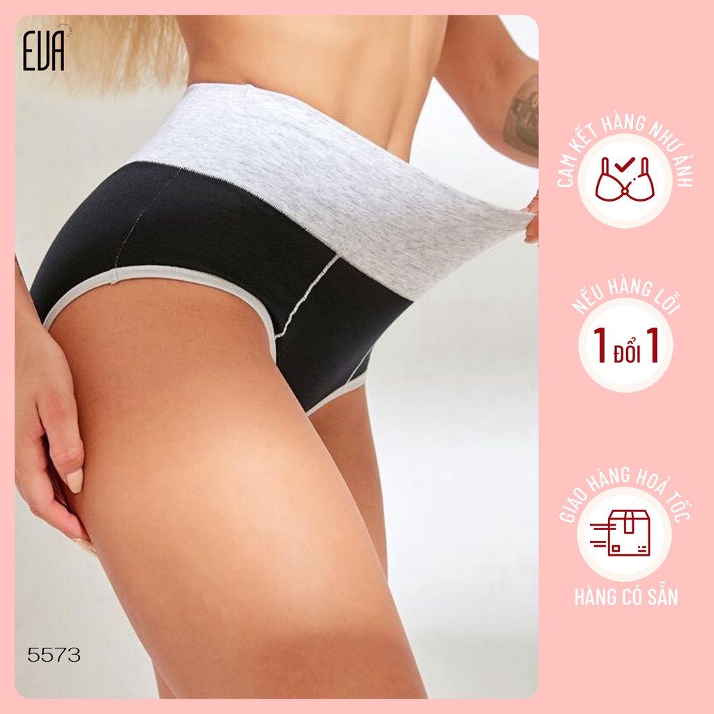 Quần lót cotton mềm cạp cao nữ 5573