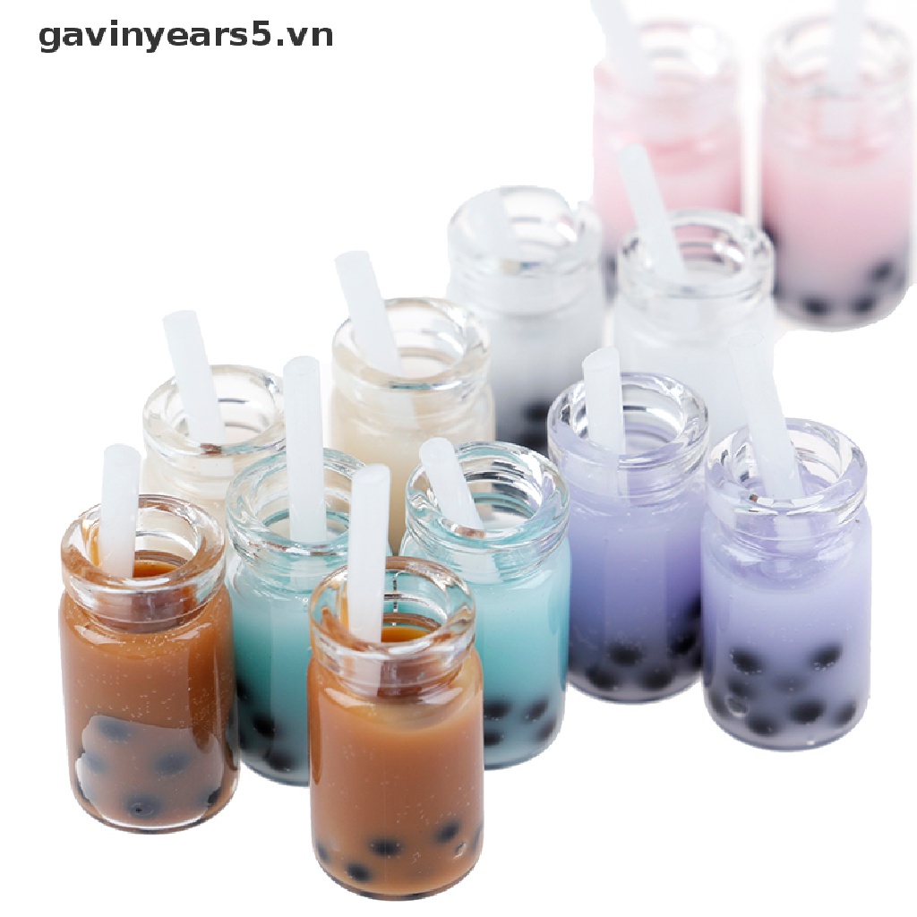Set 2 Ly Trà Sữa Trân Châu 1 / 12 Trang Trí Nhà Búp Bê