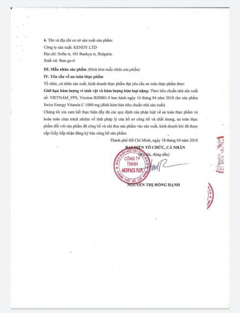 Viên Sủi Bổ Sung Vitamin C, Canxi và Khoáng Chất Tăng Đề Kháng, Chắc Khỏe Xương Swiss Energy (Tuýp 20 viên) Thụy Sĩ | Thế Giới Skin Care