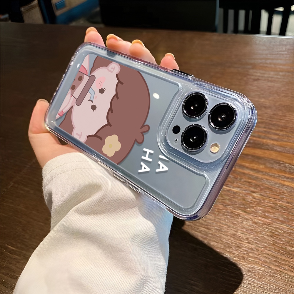Ốp Điện Thoại Trong Suốt Hình Trà Sữa Cho iphone 14ProMax 14Plus 13 11 12 7Plus X XR XS Max 8 7