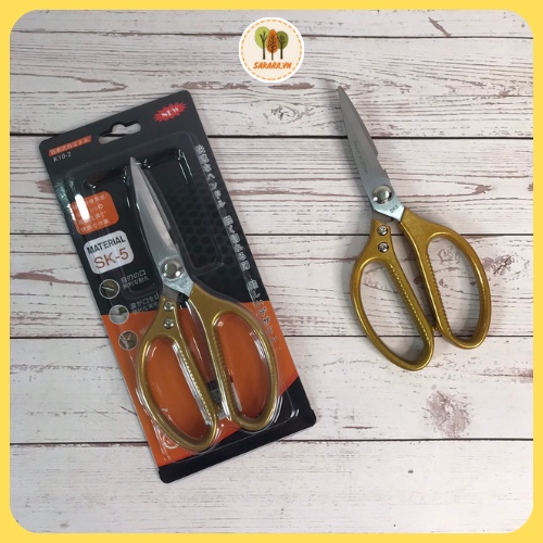 Kéo Xuất Nhật Bản Kapusi, Kéo SK5 Đa Năng, Chất Liệu Lưỡi Thép Chống Gỉ, Cán cầm chắc chắn, lưỡi sắc