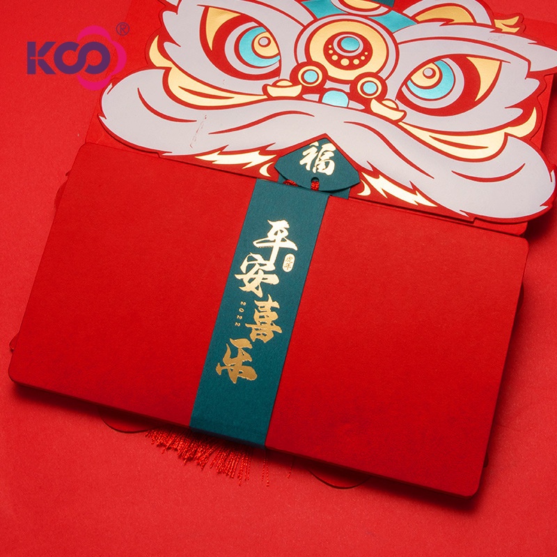 Phong Bì Lì Xì Năm Mới Màu Đỏ Sáng Tạo Phong Cách Trung Hoa