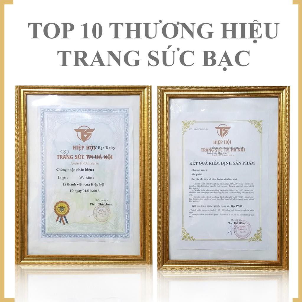 [FREE SHIP] Bạc Ý Cao Cấp Nhẫn Tay Bạc Khối  Daisy86 S925 - Chuỗi Shop Trang Sức  Daisy86 Free Ship Giao Hàng Nhanh 4h