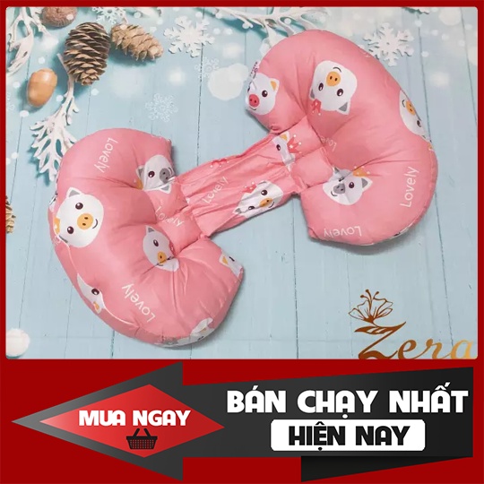 Gối ôm bà bầu, Gối chặn dành cho bà bầu, Hỗ Trợ Nâng Đỡ Bụng Bầu cho Mẹ Không Đau Nhức Mỏi Lưng - BiBo Shop