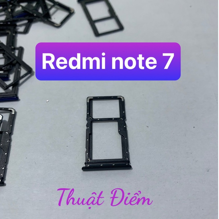 Khay sim xiaomi Redmi note 7 / note 7 pro lắp chung