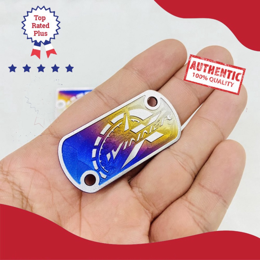 [HCM XẢ KHO MÙA DỊCH] Combo tem titan dán ổ khóa kèm ốp nắp dầu titan xe WINNER X 150CC