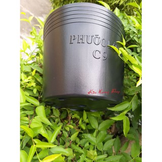 Chậu nhựa đen C9